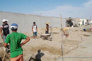 Foundation digging, 2009