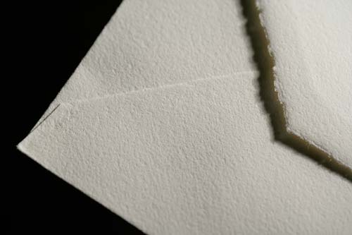 Envelope, our style 'Cusco', detail