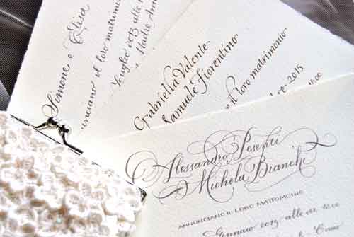 Le tre calligrafie principali che vi proponiamo